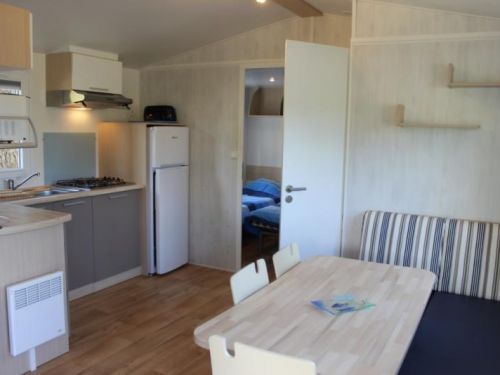 Stacaravan gamma "Uitstekend Comfort" | PACIFIQUE 3 Verhuur stacaravans op de camping 4 étoiles Charente-Maritime