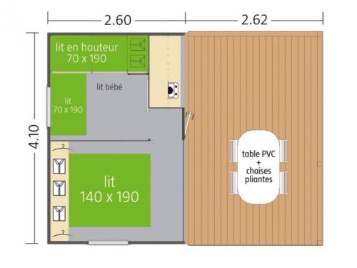 Le Rapid Home Tithome "Atypische" accommodatie 4 étoiles Charente-Maritime